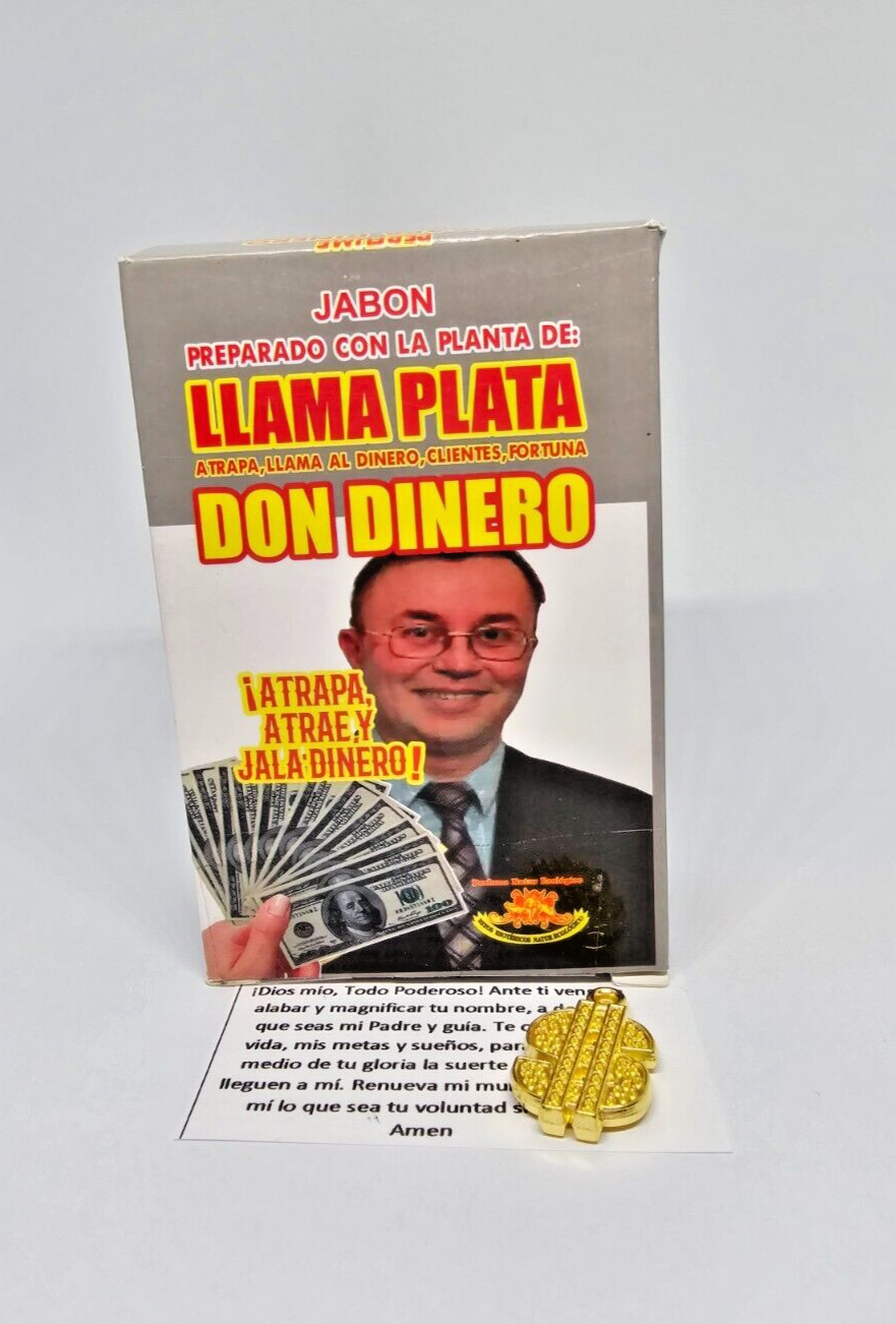 JABON LLAMA PLATA Atrapa llama al dinero cliente GRATIS incienso amuleto oracion