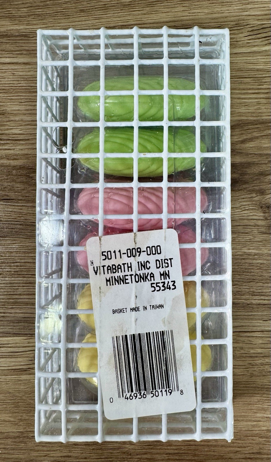 Vintage Vitabath Guest Soap Set 6 Bar Sealed Spring Green Lemon Pink 1980s Retro