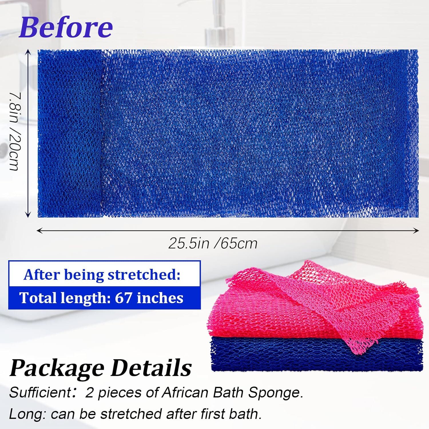 Beauty & Personal Care›Personal Care›Bath & Bathing Dark Blue, Pink