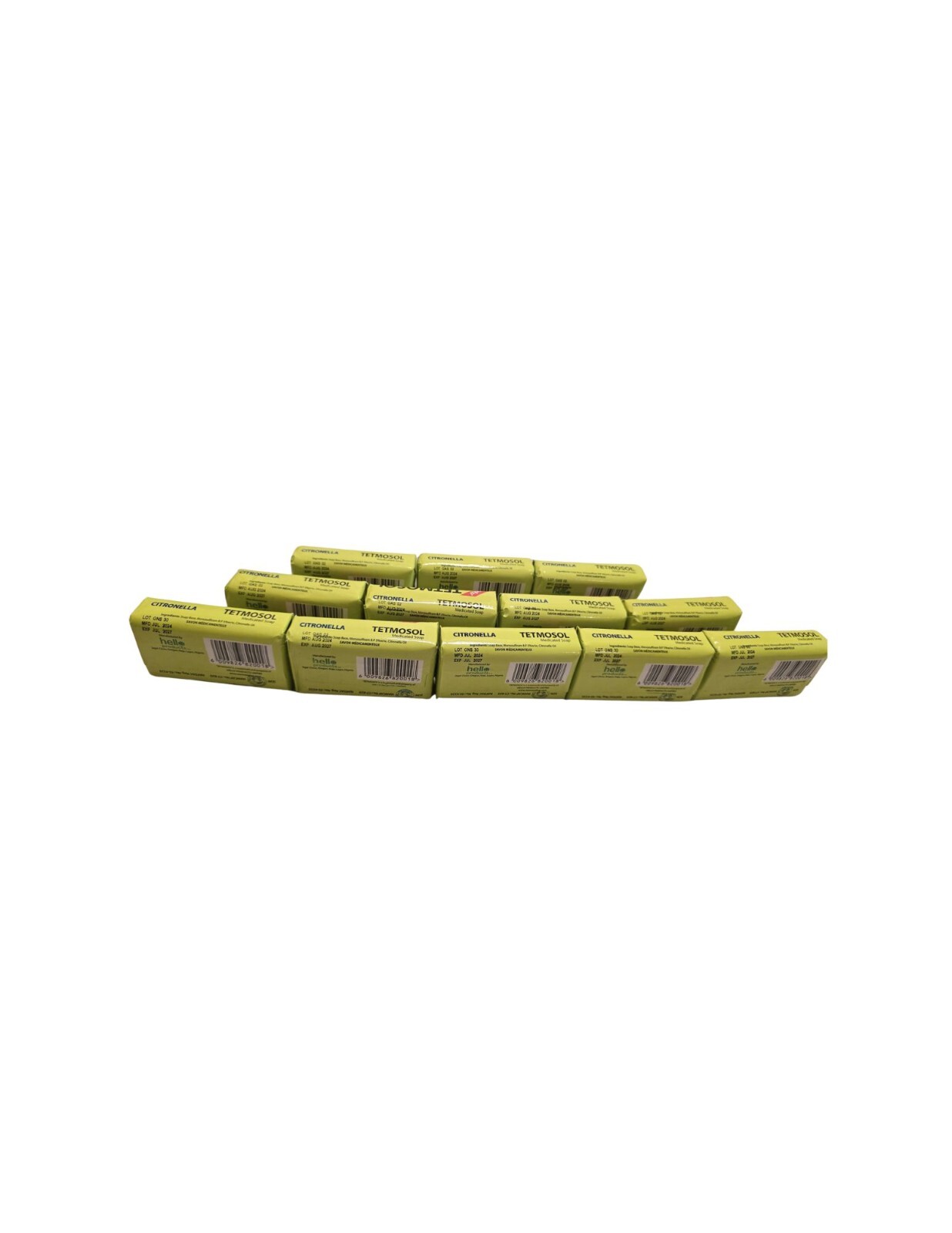 Tetmosol Medicated Citronella Soap 12/pack Soaps 75grm