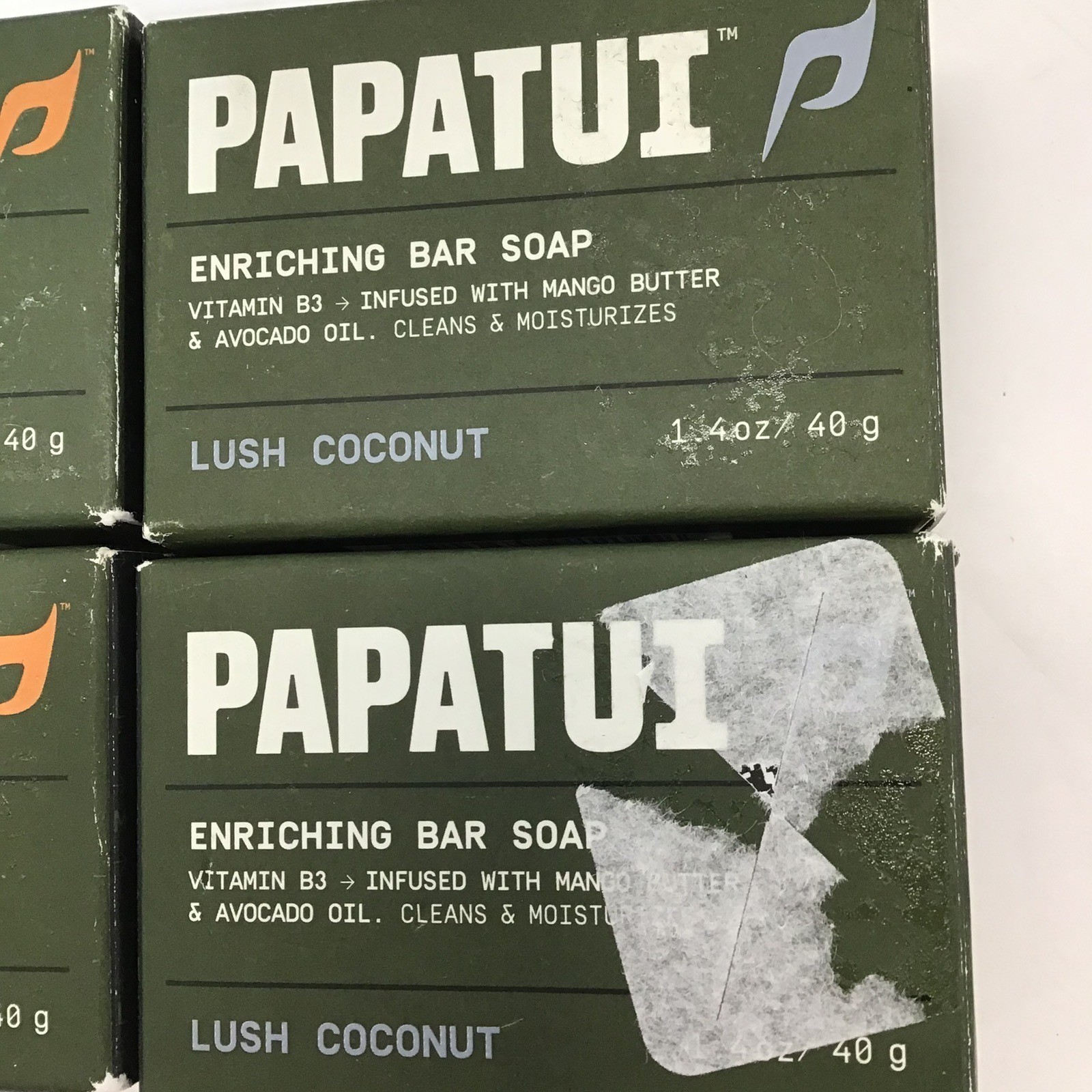 Papatui Enriching Bar Soap Mixed Lot Scents Men’s Travel Size 1.4oz Bars