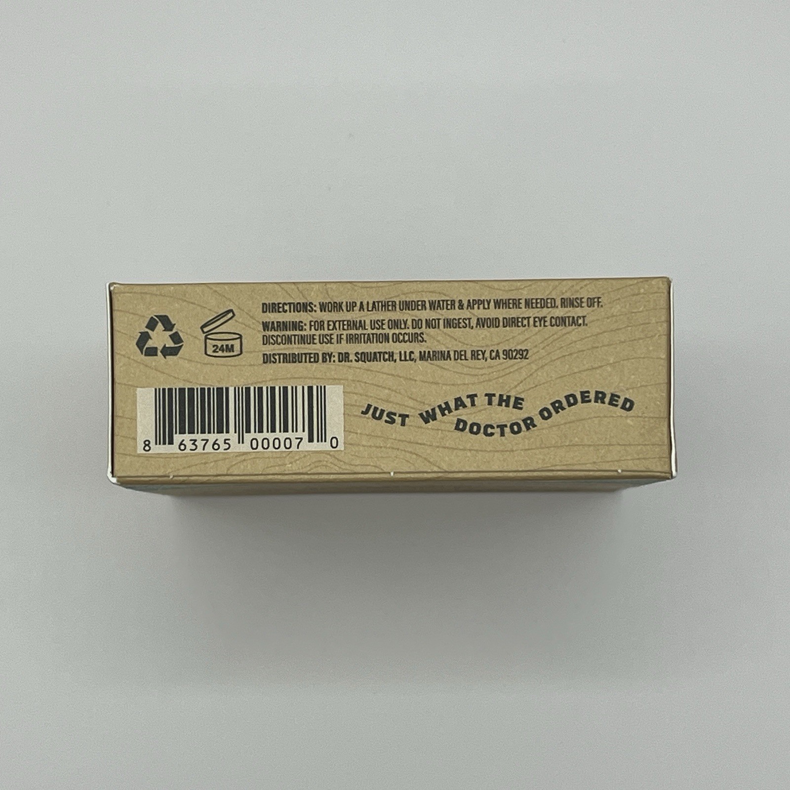 Dr. Squatch Spearmint Basil Natural Soap 5oz Zero Grit BRAND NEW