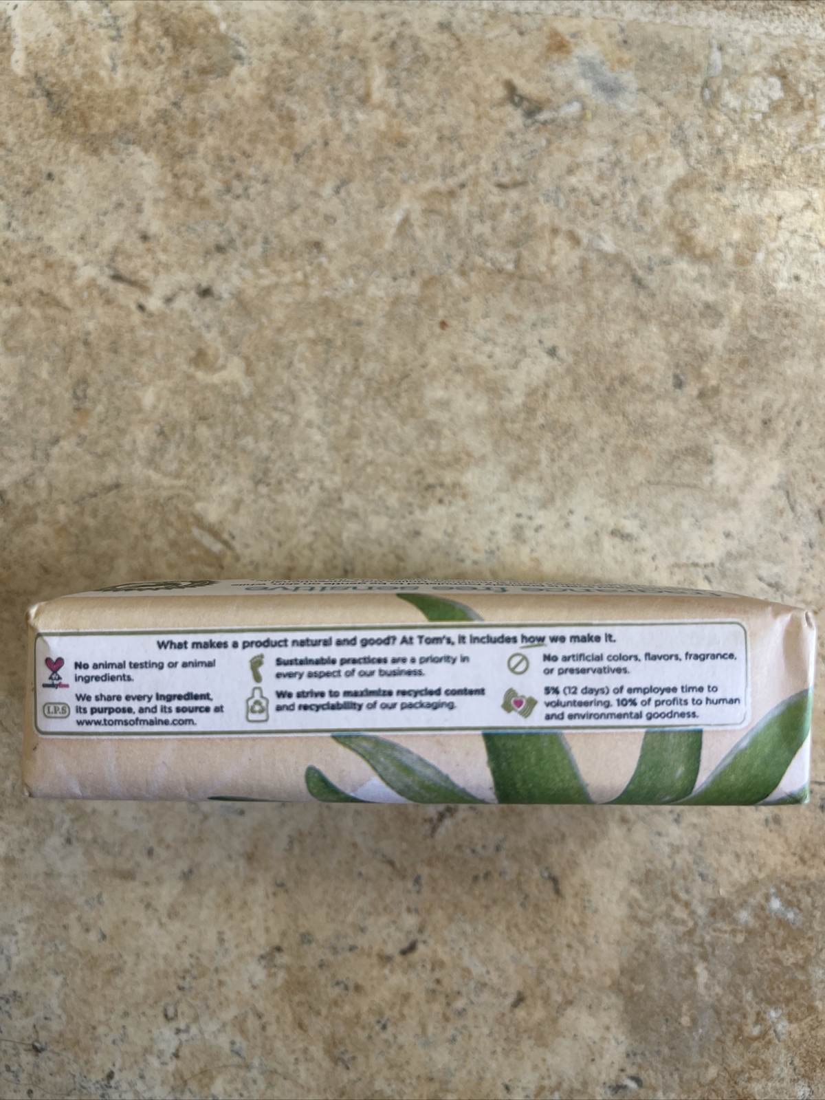 Tom’s of Maine Natural Beauty Bar Soap Sensitive Fragrance Free -Aloe Vera 5oz