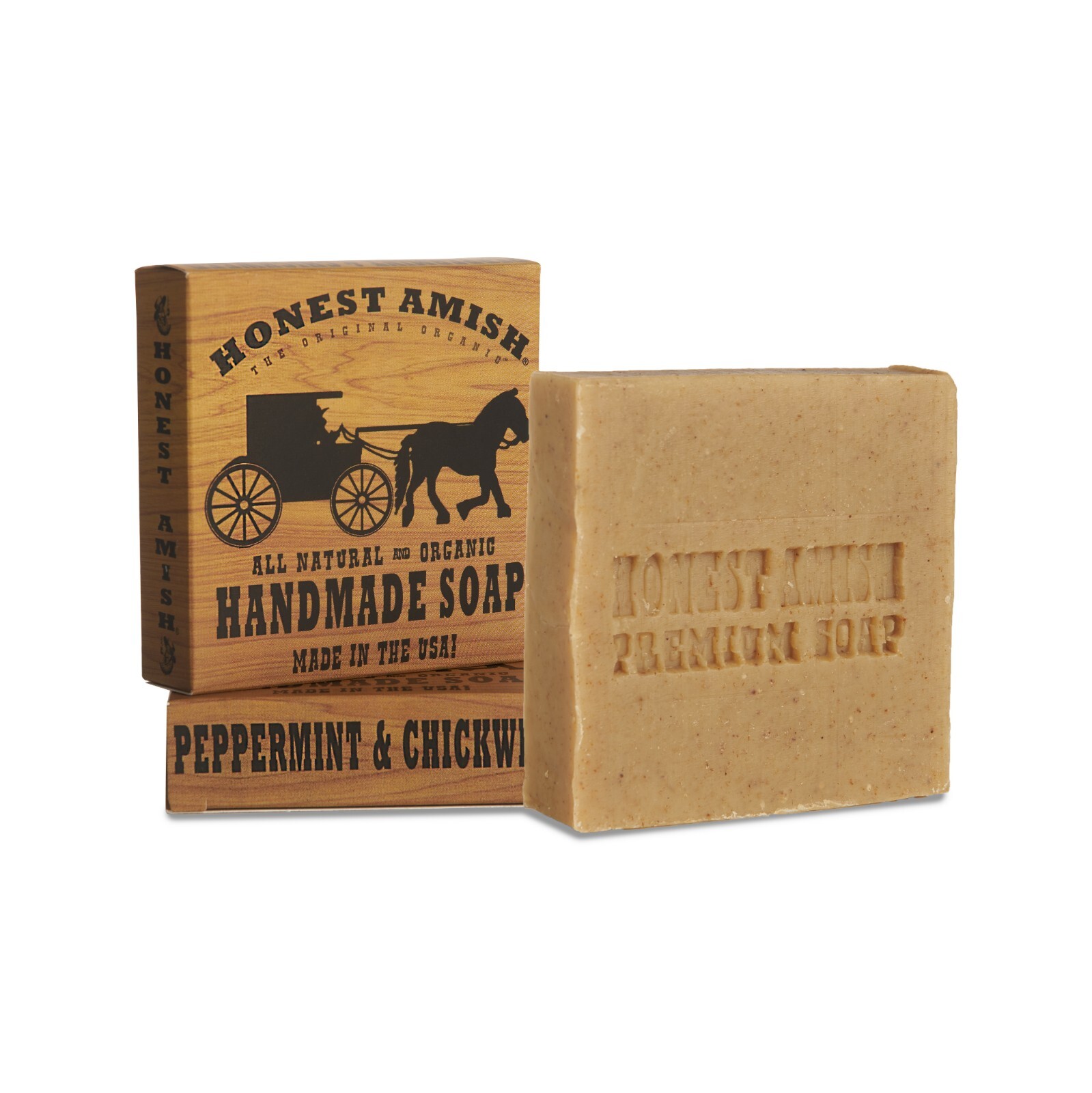 Peppermint and Chickweed Bath and Body Soap- by Honest Amish