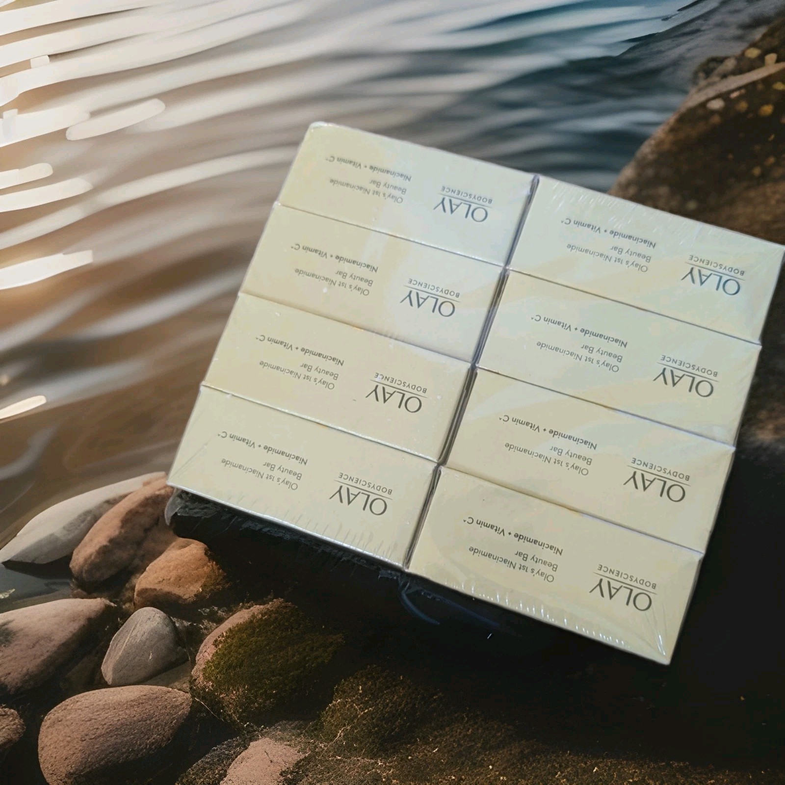 Olay Body Science Soap B3 and Vitamin C Niacinamide Beauty Bar 8 soap bars