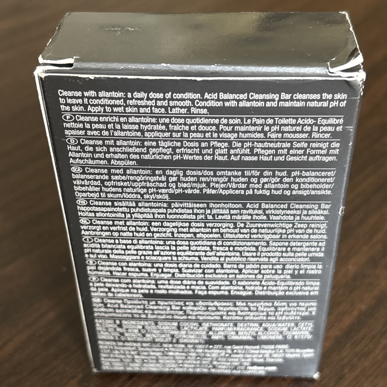 Redken For Men Cleanse Acid Balanced Cleansing Bar 5 oz New With Box