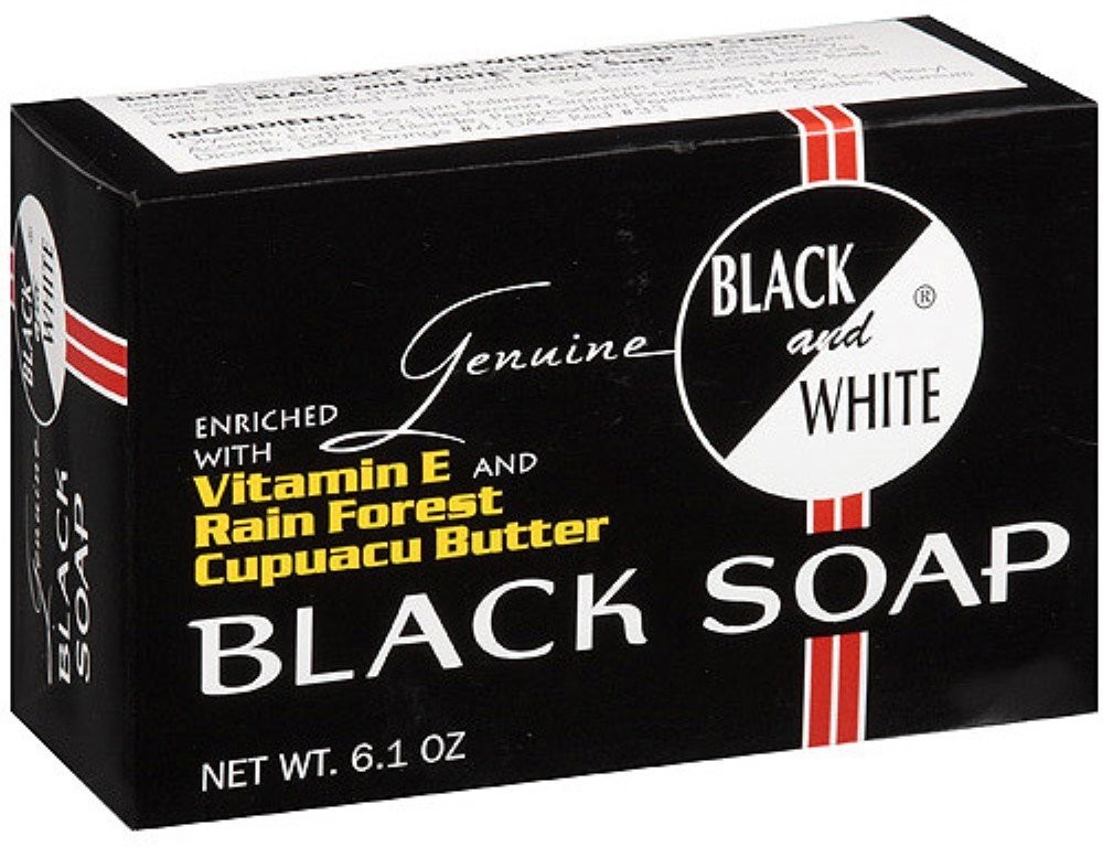 Black and White Soap, 6.1 oz (Pack of 5) 1.22 Ounce