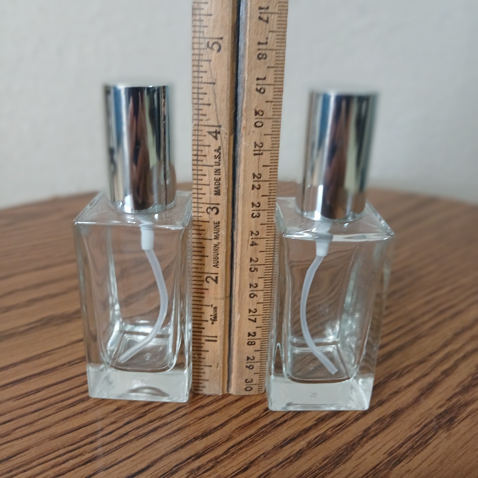 Perfume Cologne Essential Atomizer Refillable 2 Glass Bottle Sprayer 50 ml 5530