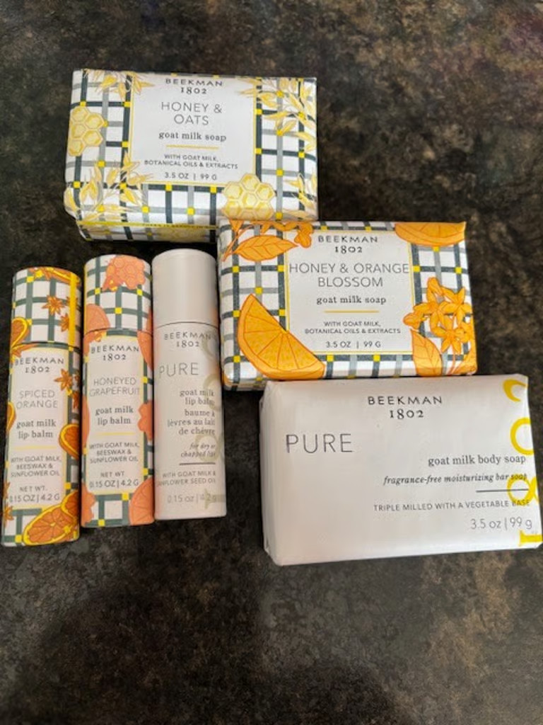 Beekman 1802 Goat Milk Lip Balms and Bar Soaps Bundle