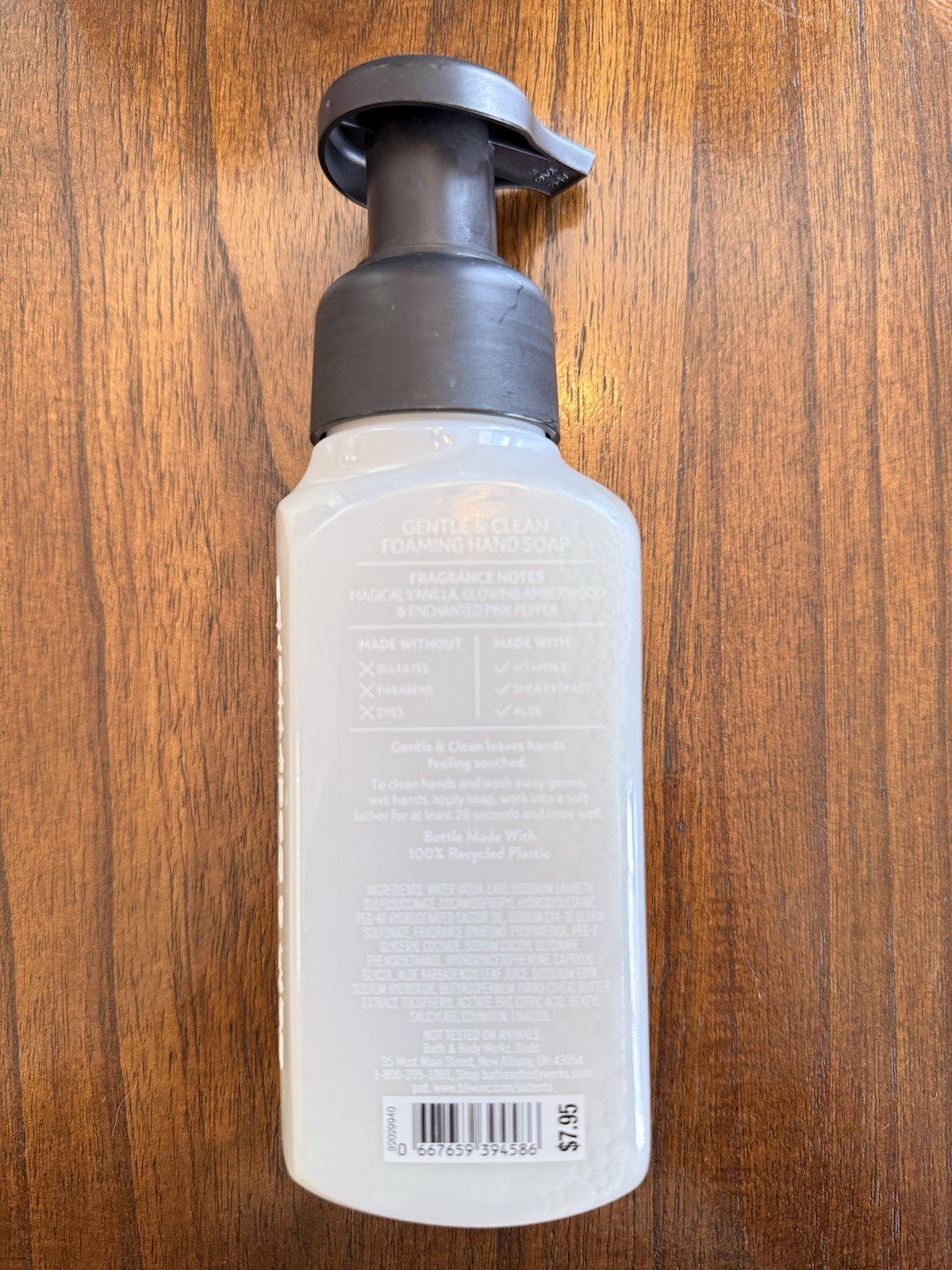 Set Of 6 Bath & Body Works WICKED VANILLA WOODS Foaming Hand Soap 8.75 Floz