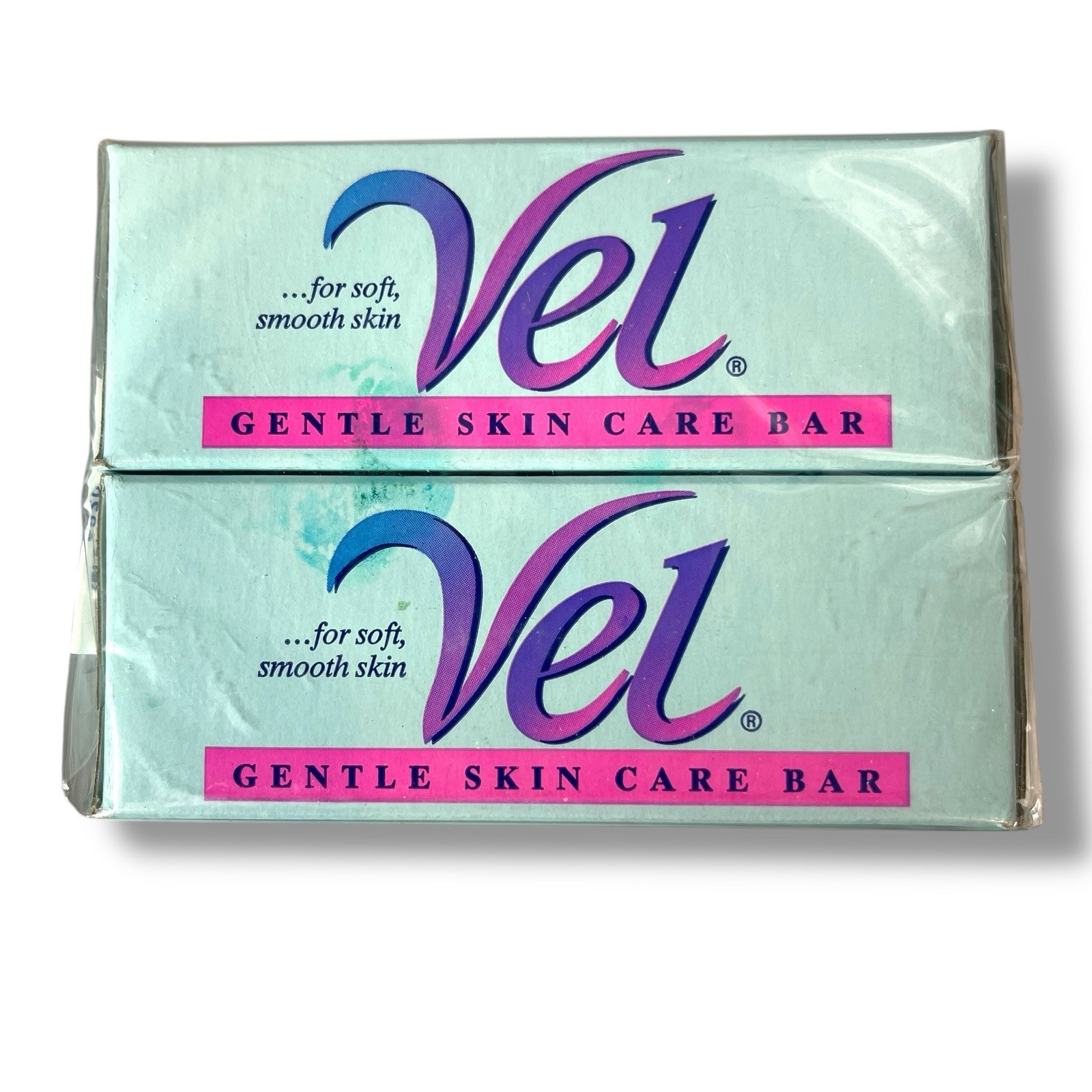 Vel Soap Bars 2 Pack 4.5 oz Each Dermatologist Tested Sealed Vintage NOS