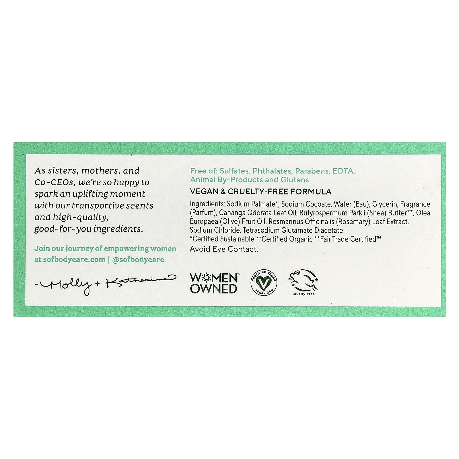 Triple Milled Bar Soap with Shea Butter, Lush Gardenia, 6 oz (170 g)