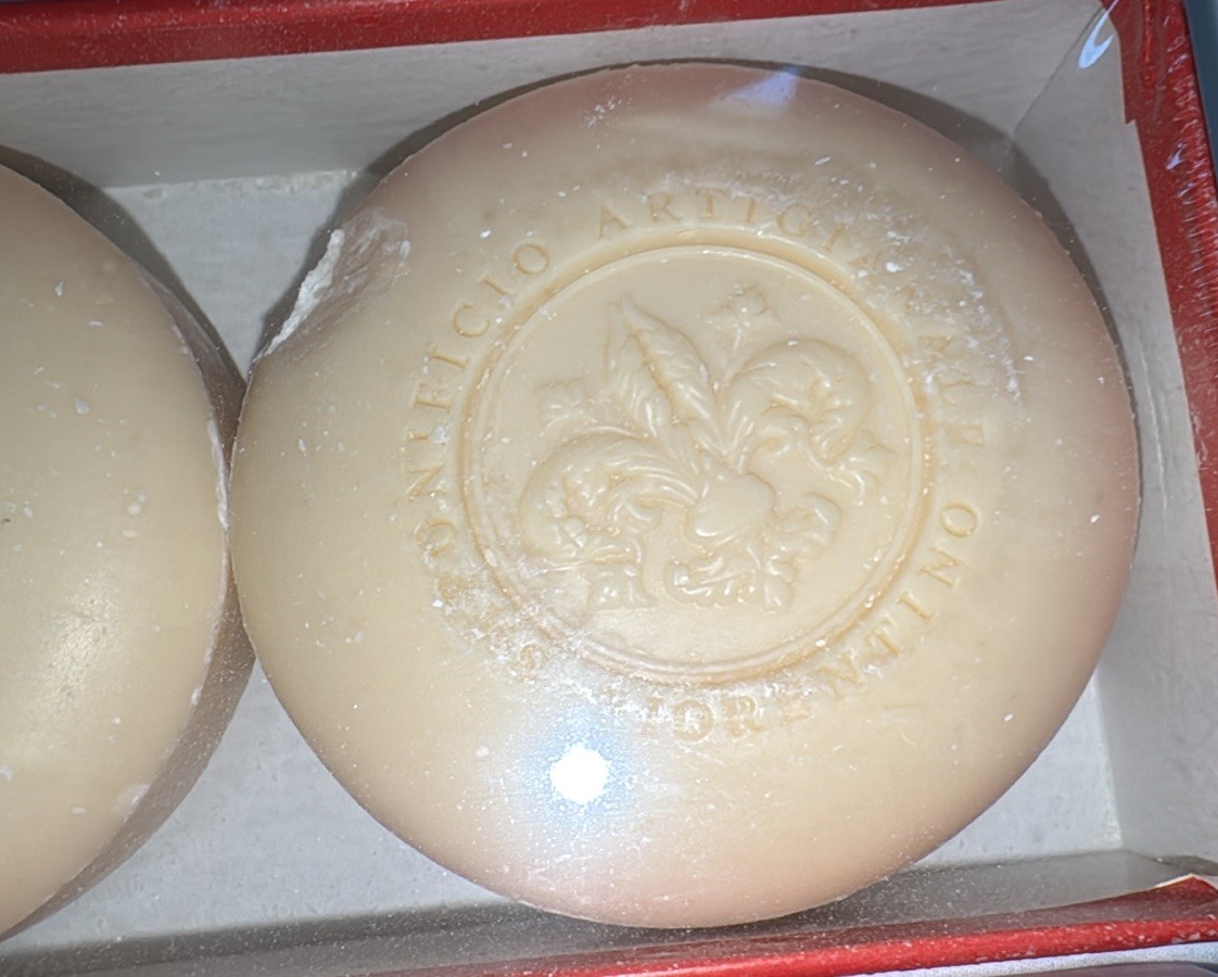 Vintage Saponificio Artigianale Fiorentino Soap Gift Set 3 Bars Made in Italy