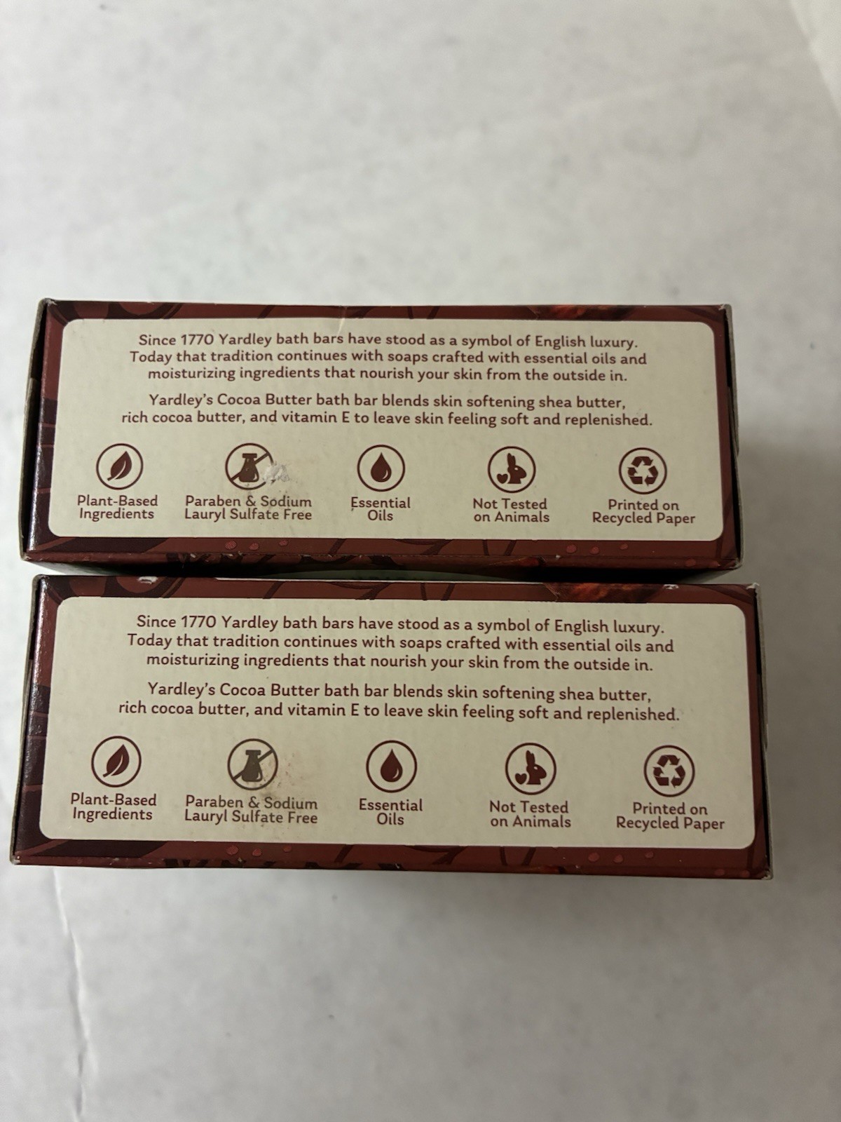 Yardley London Soap Bath Bar Cocoa Butter 4 Oz 120 G Pack Of 2
