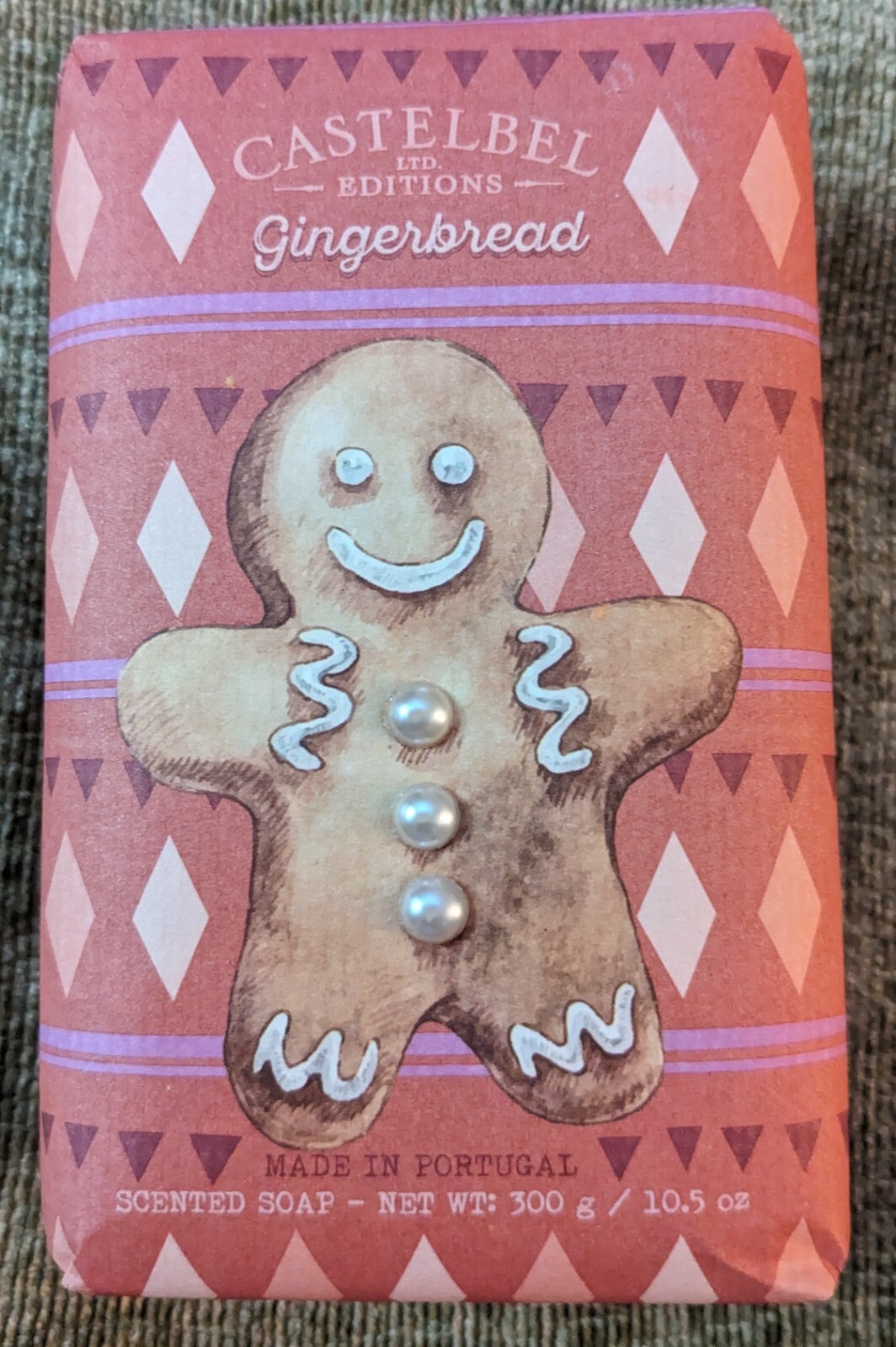 Gingerbread Cookie Scented Bar Soap Castebel Holiday Decorated Bath Shower 300g