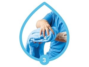Disposable Rinse Bathing Wipes – 25 Pack – All-in-1 Single Use Shower Wipes,