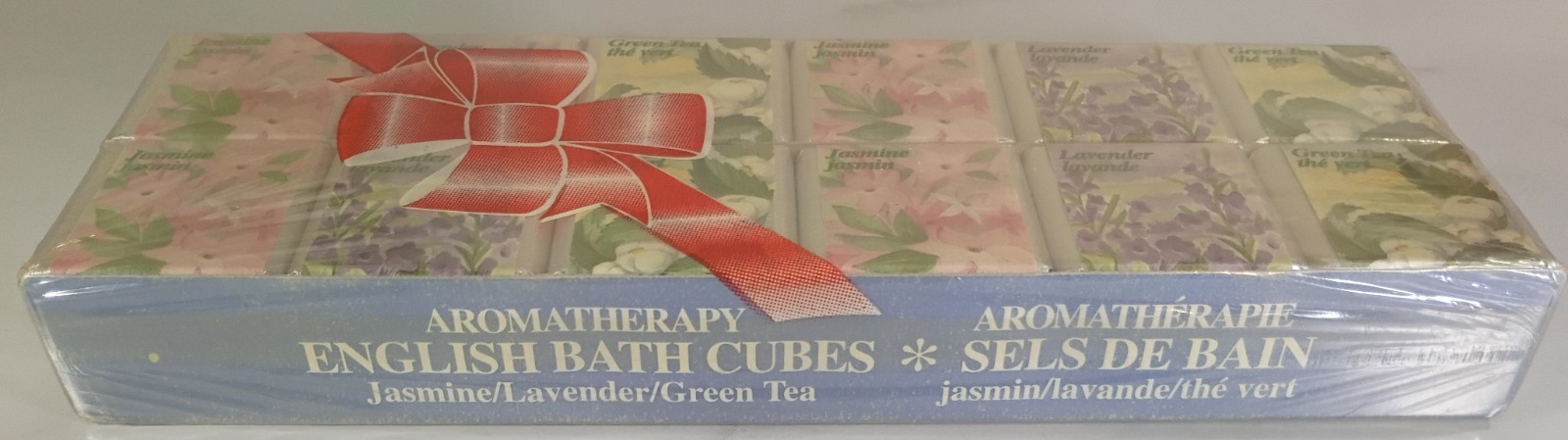 2 Sets Vtg Delgar Aromatherapy English Bath Cubes Jasmine Lavender Green Tea New