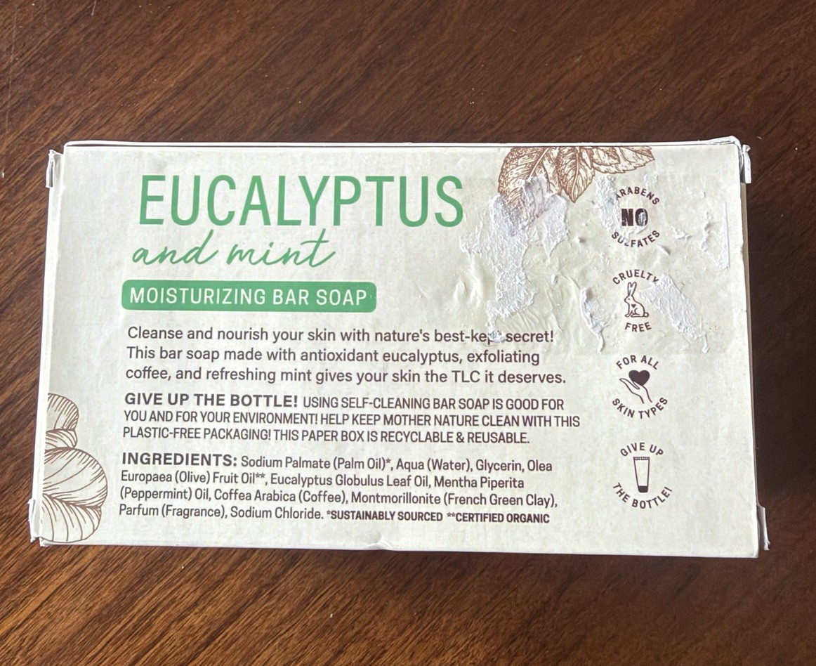 Province Essentials Eucalyptus and Mint Moisturizing Bar Soap (10 Oz)