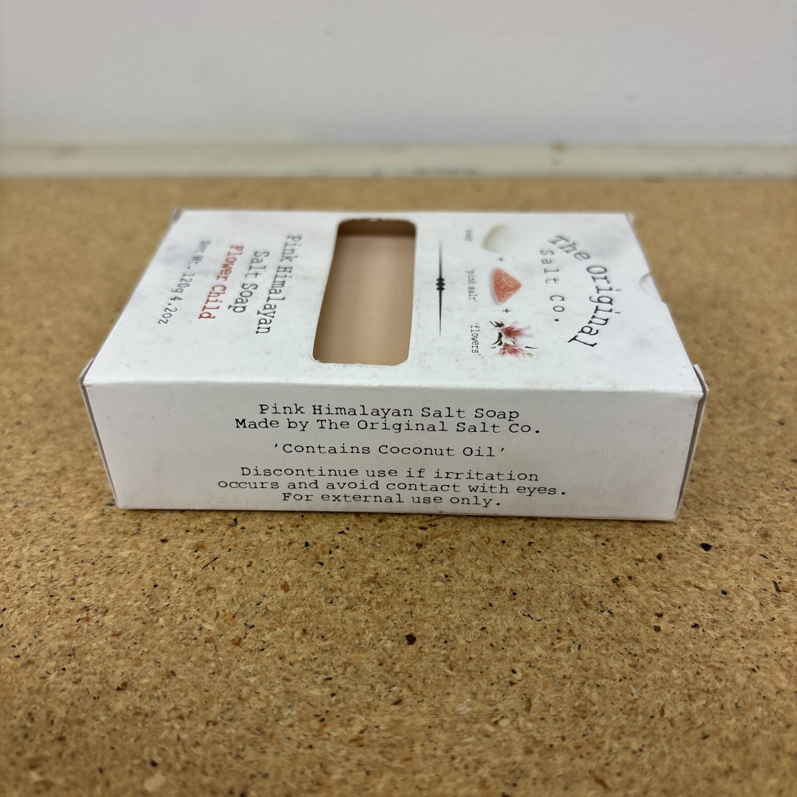 The Original Salt Company Pink Himalayan Salt Soap Flower Child 4.2 Oz