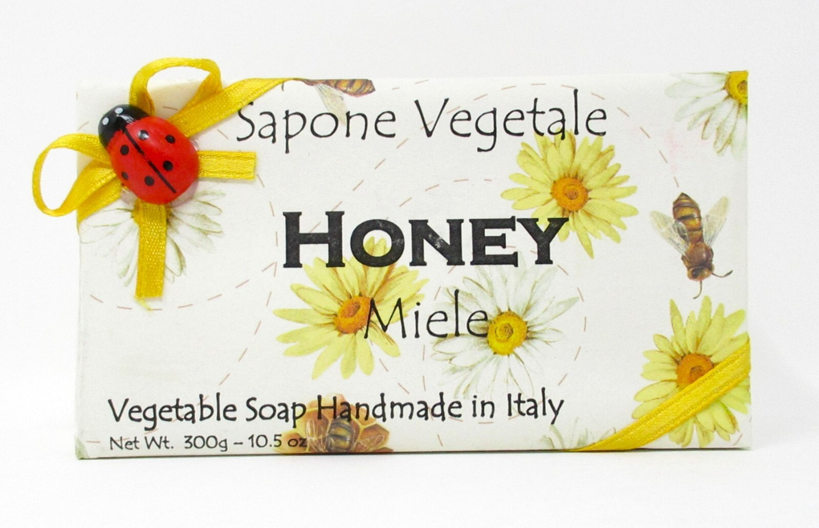 Alchimia Vegetable Bath Bar Soap Honey scented large 10.5oz Handmade in Italy