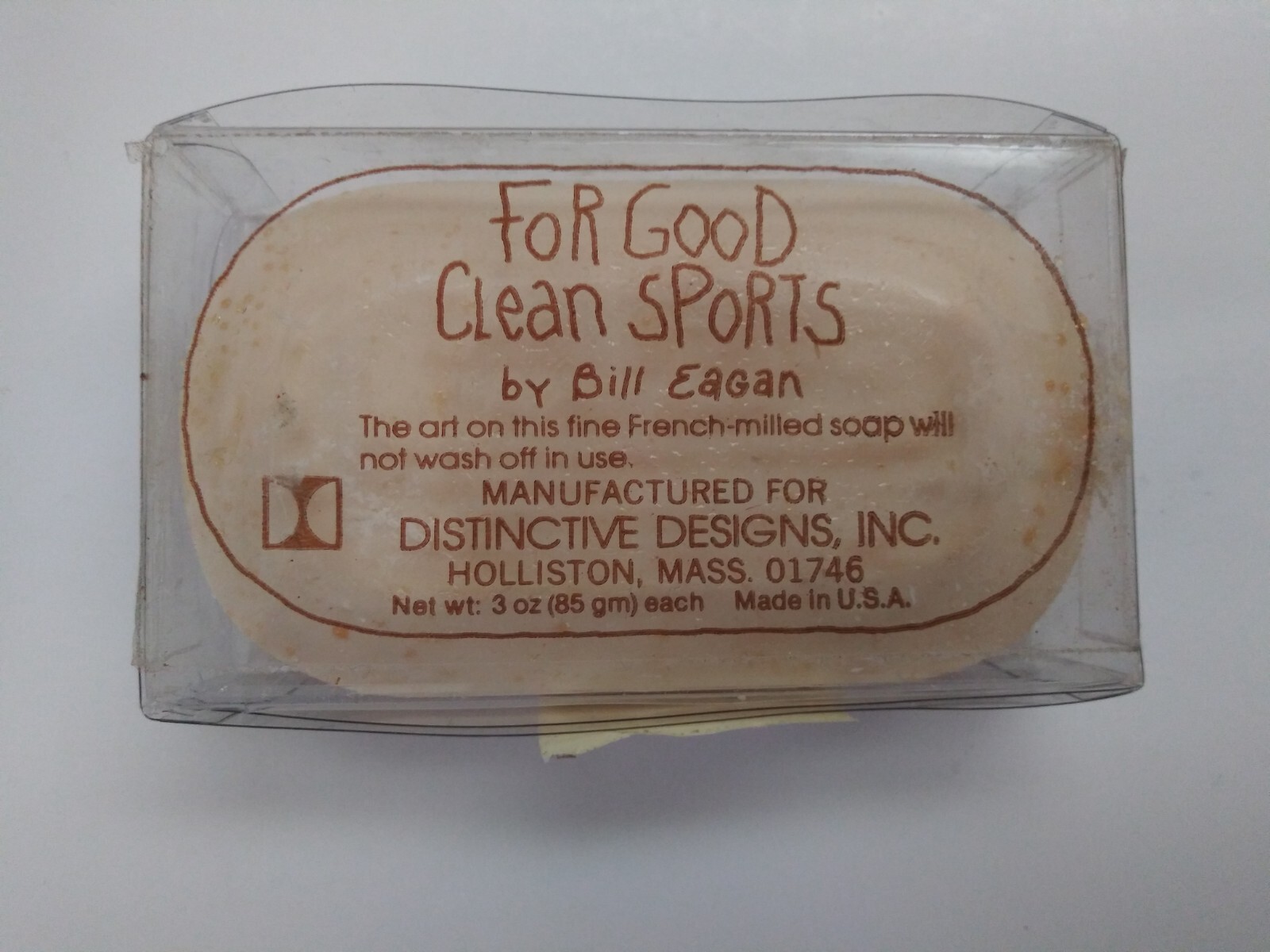 Vintage 1975 Bill Eagan The Tennis Player Bar Soaps made in USA