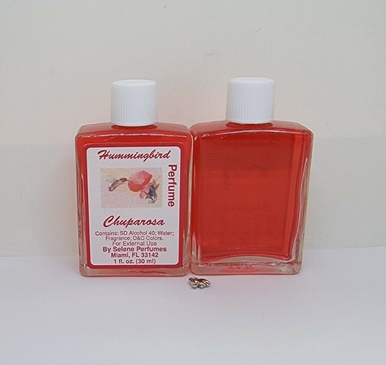 CHUPARROSA EXTRACTO ESPECIAL 1OZ CON FEROMONAS AMULETO Y ORACION INCLUIDO