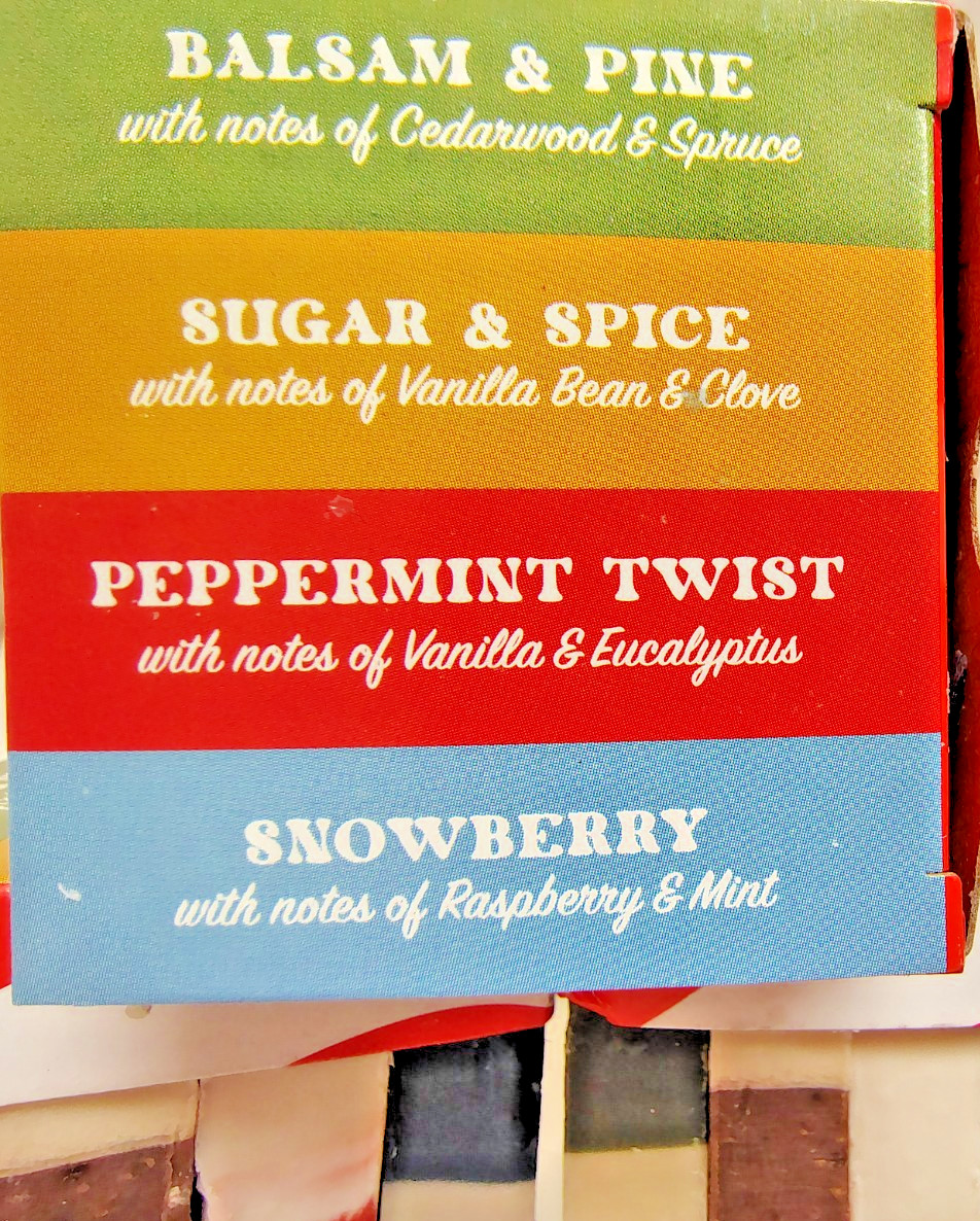 Pacha Soap Co. Limited Edition Holiday Scents, 4 Bars Per Box, Lot of 3 Boxes