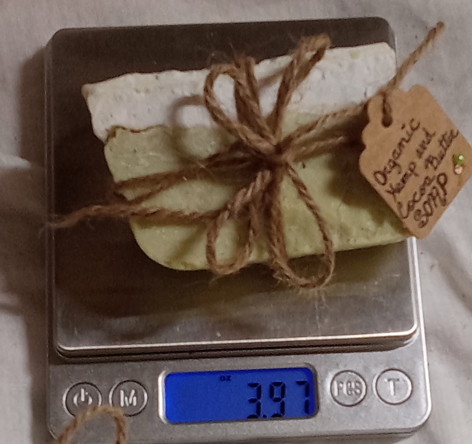 2 Pounds Of Soap Set Organic Hemp & Cocoa Butter Artisan Handmade