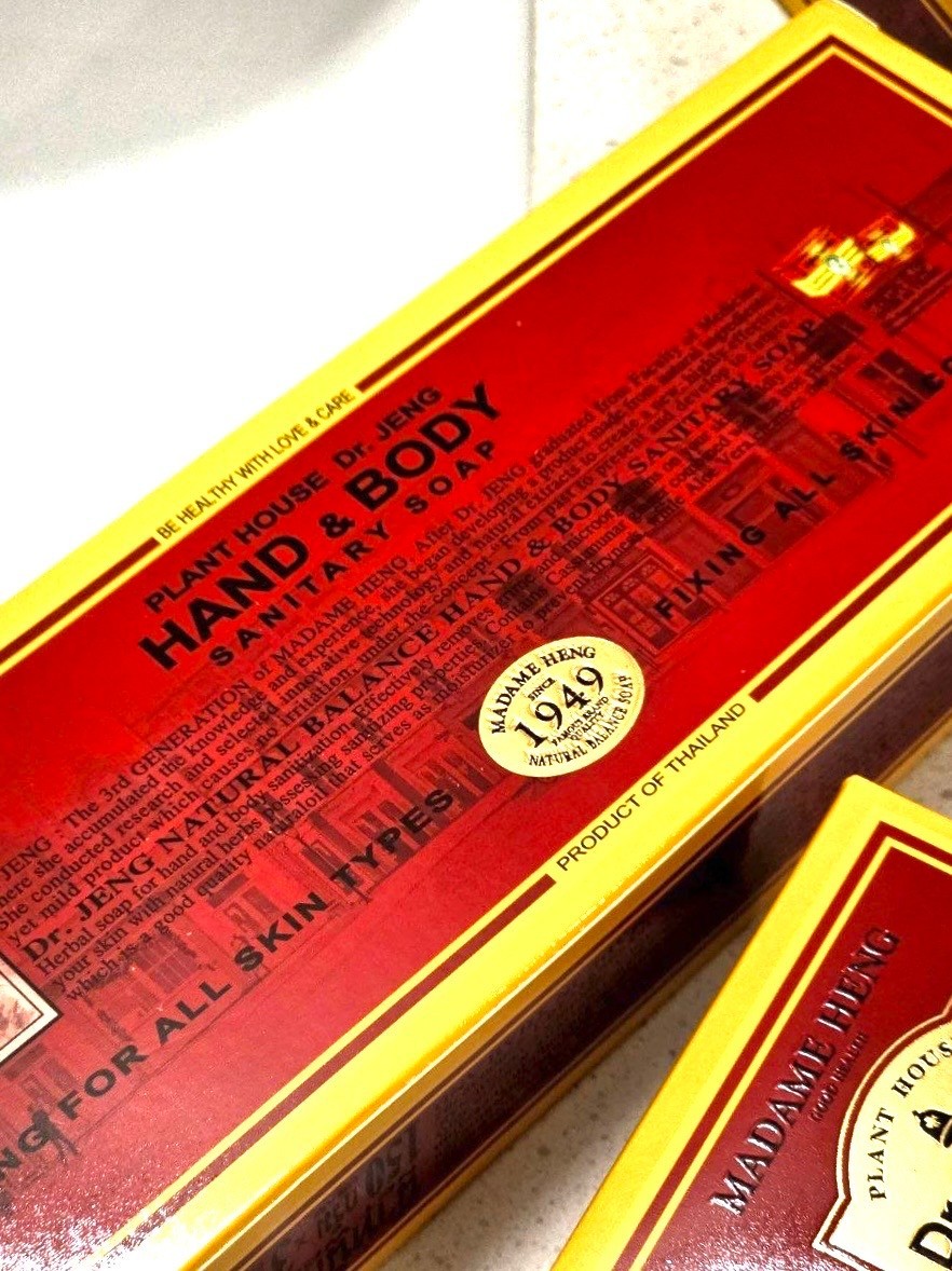 Madame Heng Dr Jeng Natural Balance Herbal Soap Set 3x150g Thailand Body Soap
