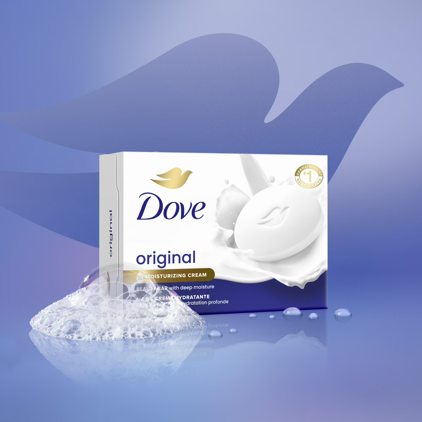Dove Beauty Bar Soap 1/4 Moisturizing Cream 2.6 oz 2 Pck – FREE SHIPPING