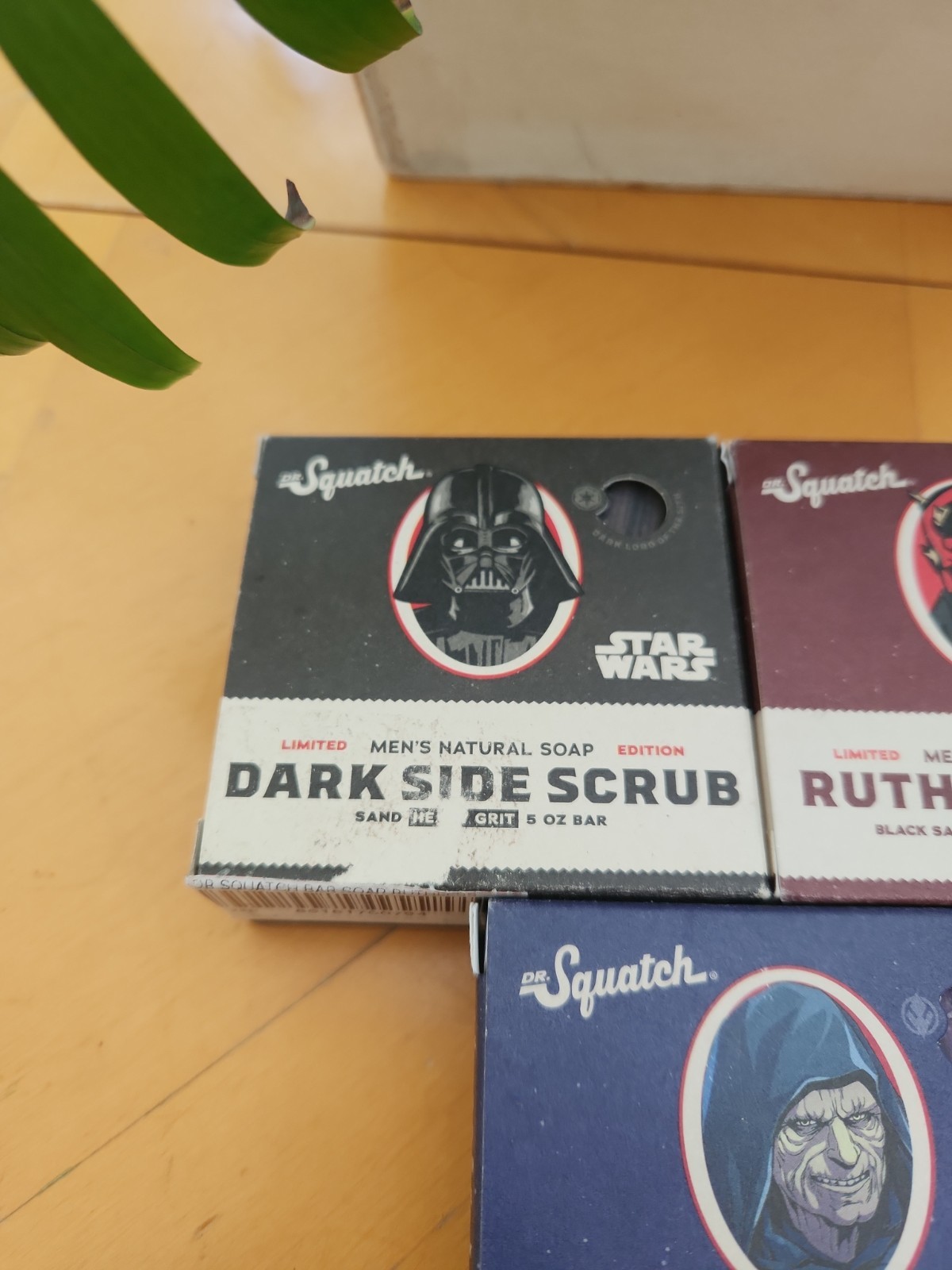 Dr. Squatch STAR WARS Darth Maul Darth Vader Emperor Palpatine Natural Soap