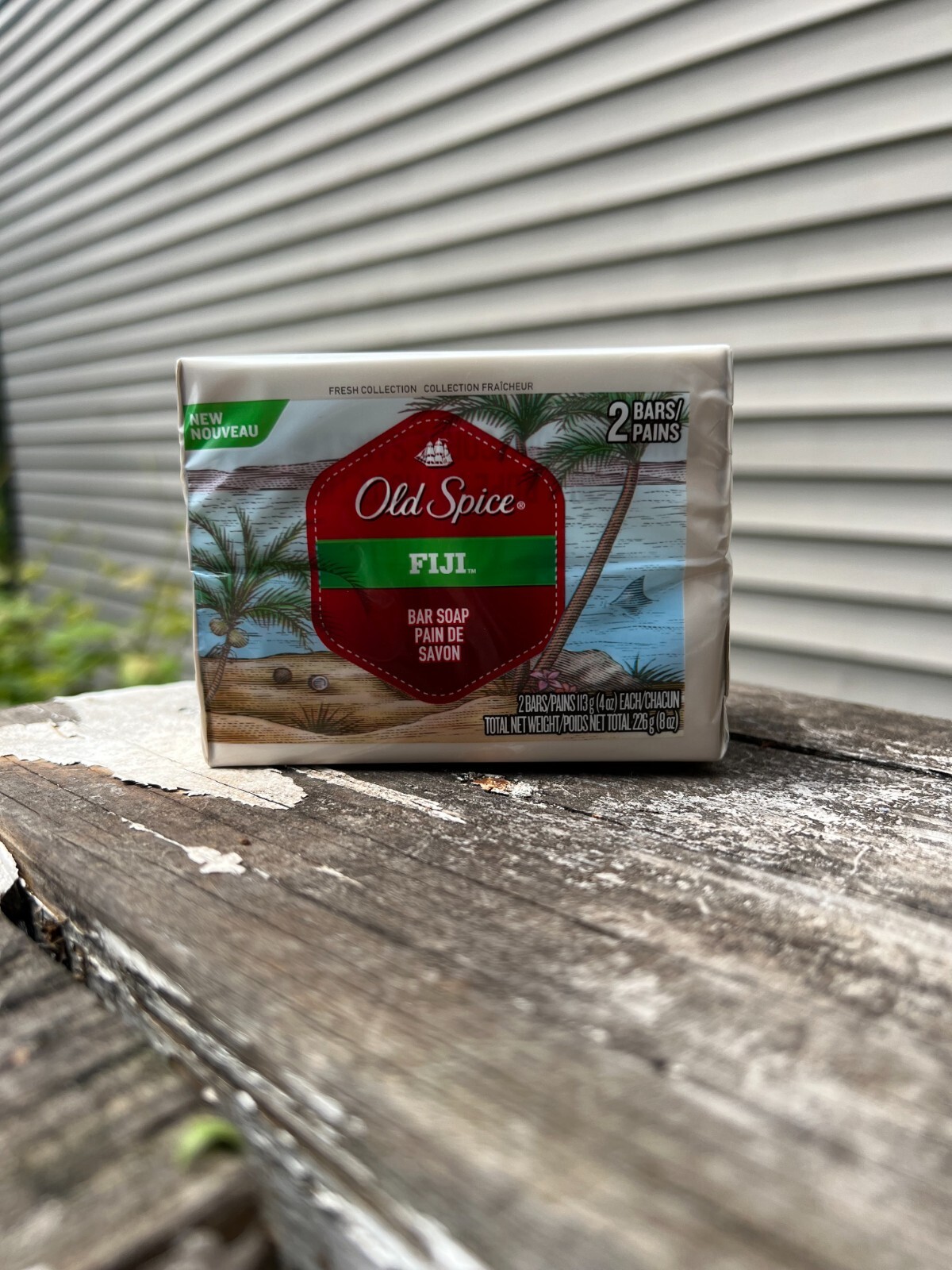 2 Bars Old Spice Fiji Bar Soap 4 Oz Each Fresher Collection New