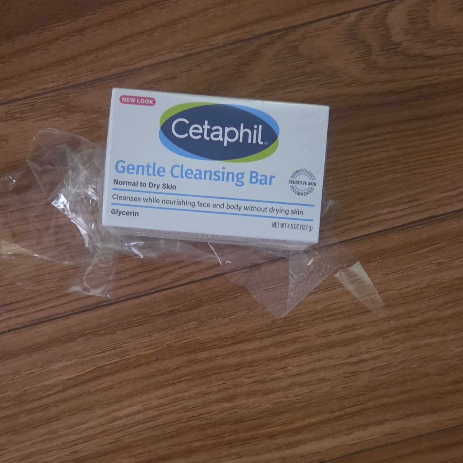 Cetaphil Gentle Cleansing Bar Hypoallergenic Soap-Free Normal-Dry Skin 4.5 oz