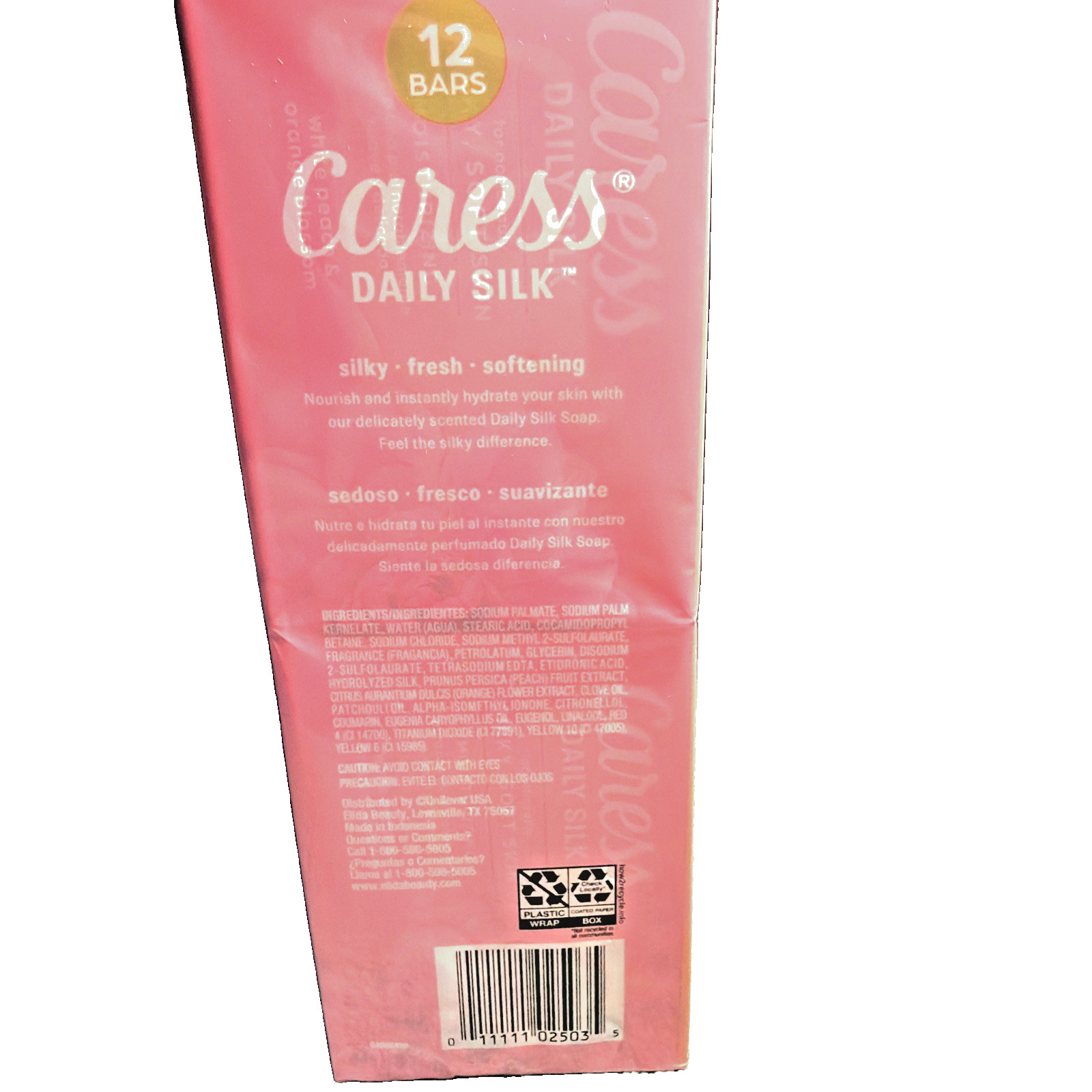 24 Caress Daily Silk White Peach & Orange Blossom CloveOil 3.75 Each Bar Clove