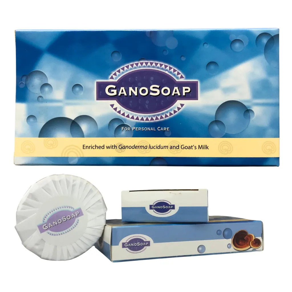 Gano Soap Ganoderma Goat Milk Brightening Armpit Thigh Body Whitening 2 Bars Set