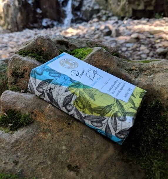 STONECLEAN (1) 5 Oz. Bar ~Artisan Soap~ 🫧 ●PEACE ON EARTH● 🫧 Original/Organic.