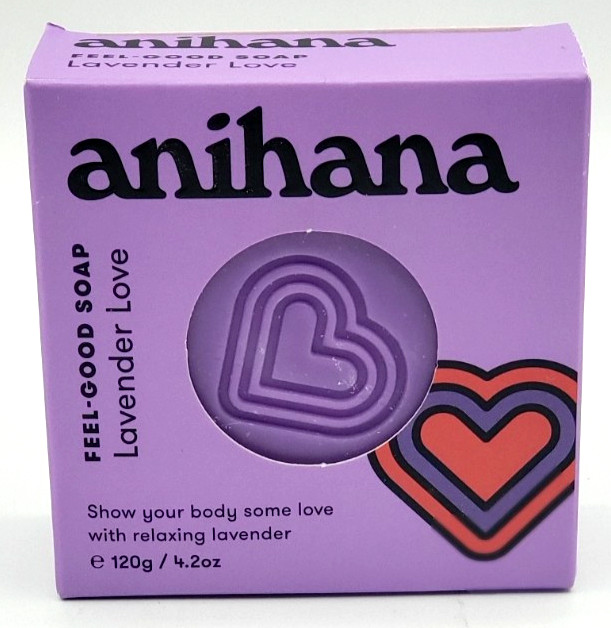 Anihana New Zealand Feel-Good Soap Lavender Love 4.2 Oz Hydrating. NEW