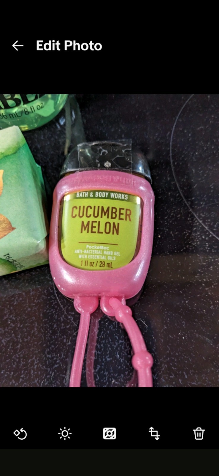 Bath & Body Works CUCUMBER MELON Shea Butter Cleansing Bar 5 oz & Pocketbac