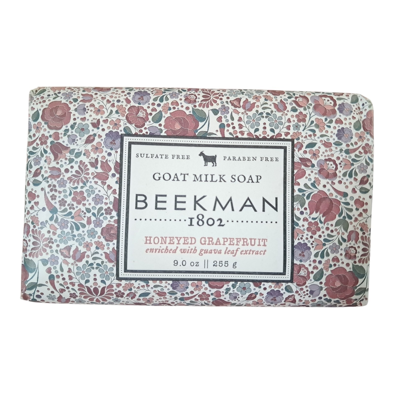 BEEKMAN 1802 GOAT MILK SOAP, HONEYED GRAPEFRUIT W/ GUAVA LEAF EXTRACT, SEALED🧼