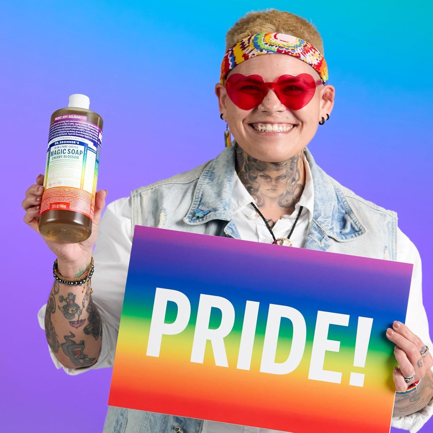 Pure-Castile Limited-Edition Pride Soap –Regenerative Organic Certified Oils-…
