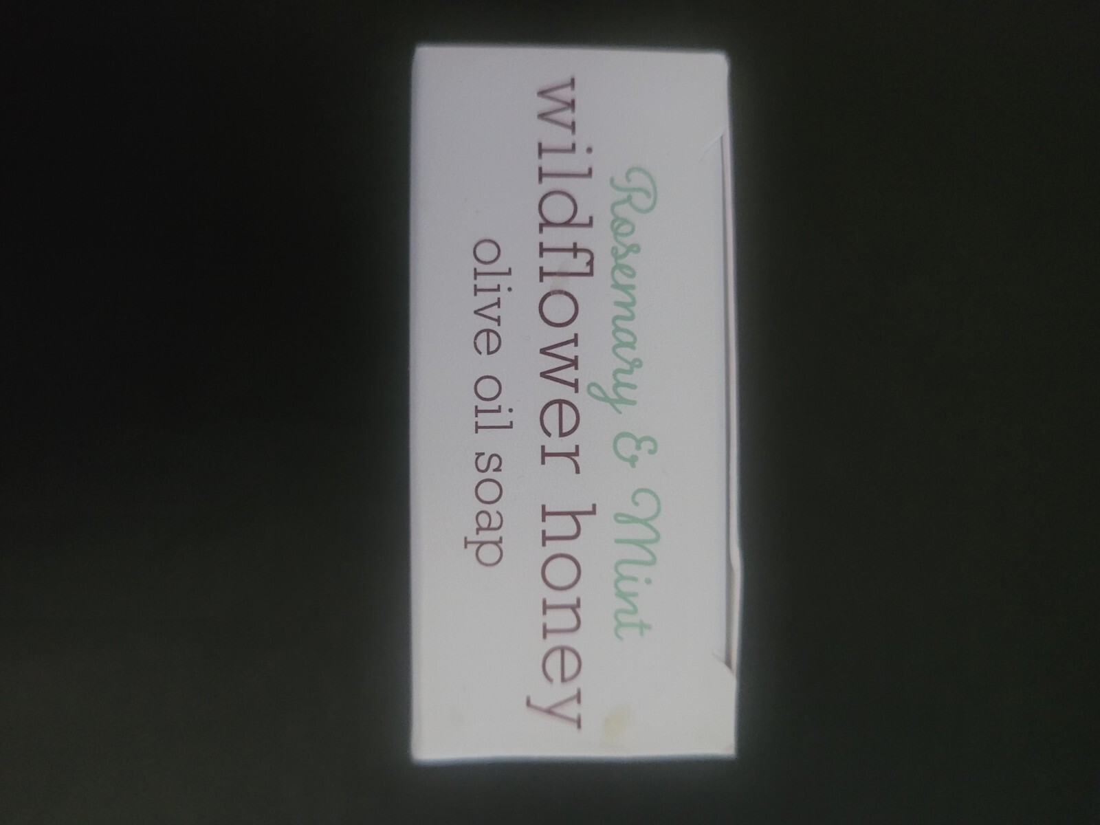 Wildflower Honey Olive Oil Soap Rosemary & Mint Scented 4oz. Honeyville USA