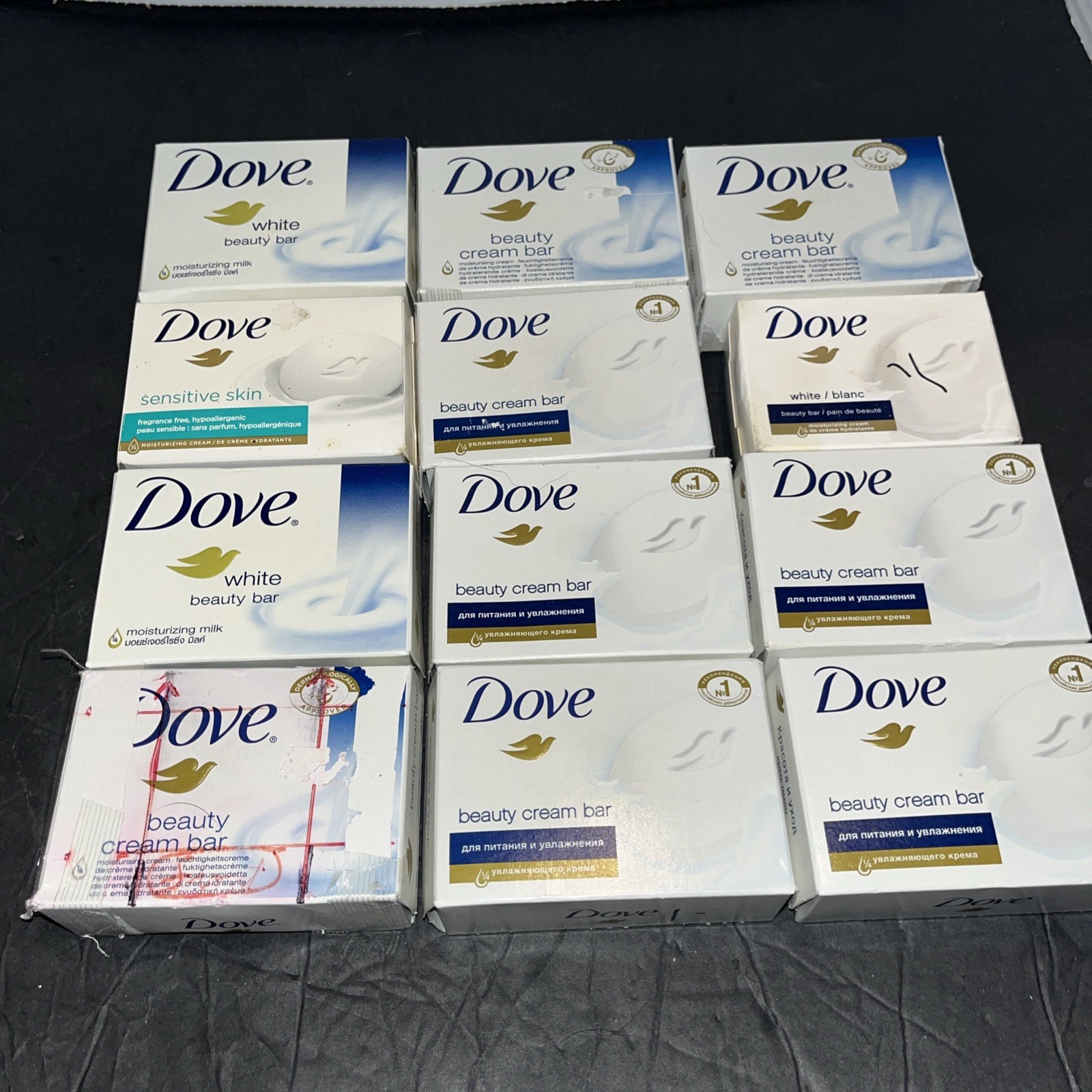 Dove Beauty Cream Various Large Bar Soap 12 PC 135g / 4.75oz