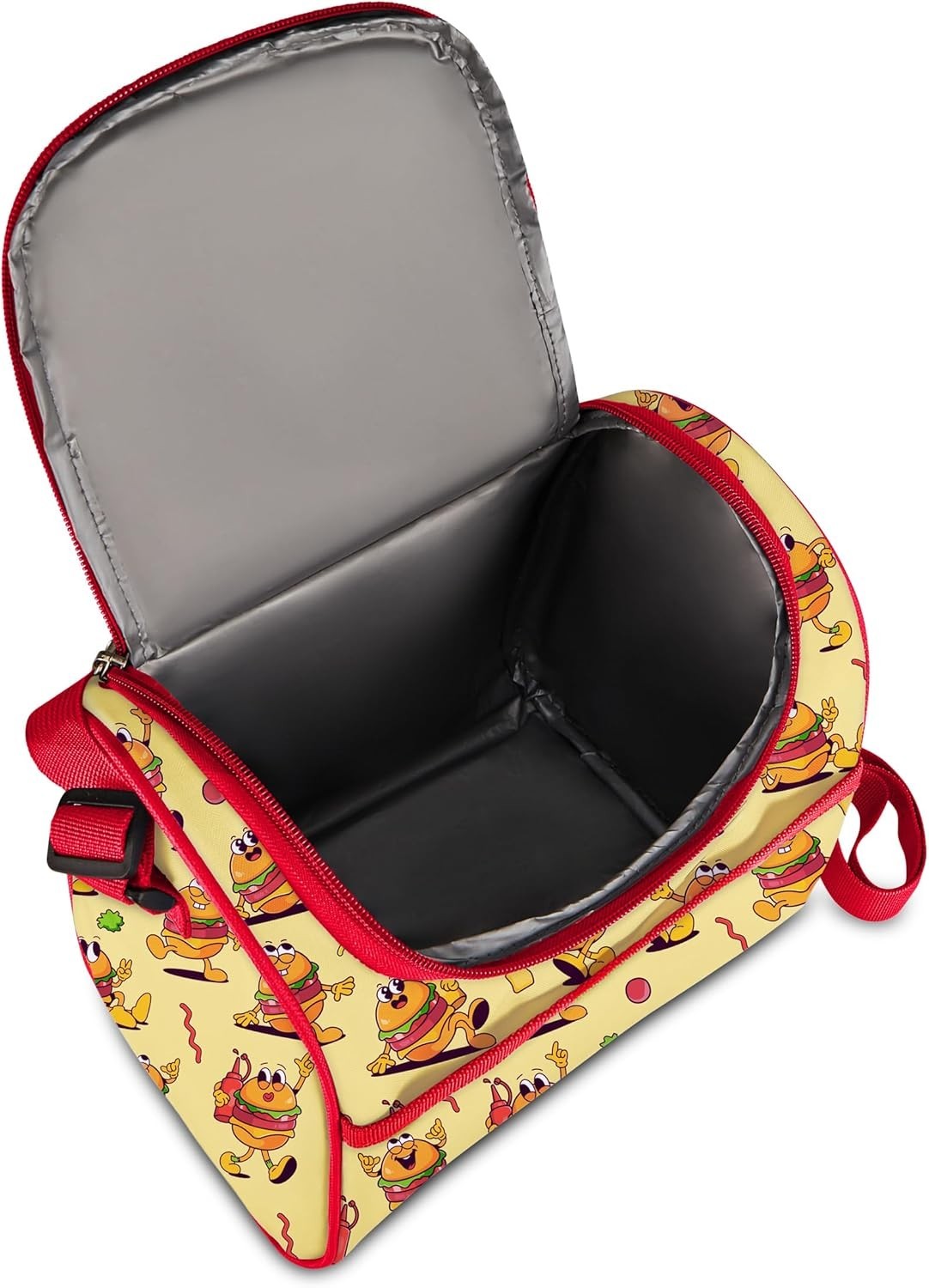 CHILL&REFILL Mini Food Fridge Bag, Yellow, Soft Shoulder Strap, Thermal Interior