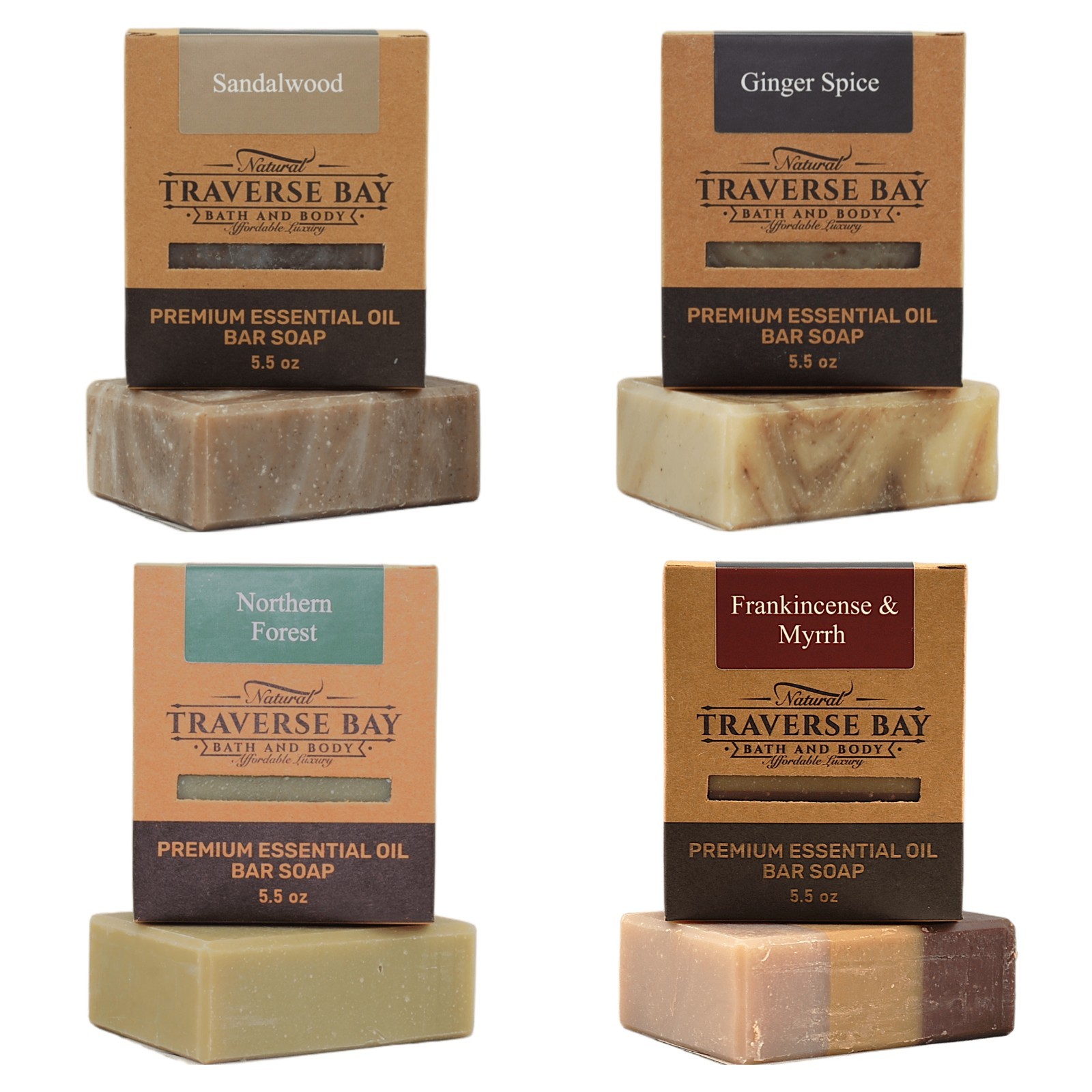 Natural Cold Process Soap You-Pick Variety Pack, 5.5 bars, 22+ oz total