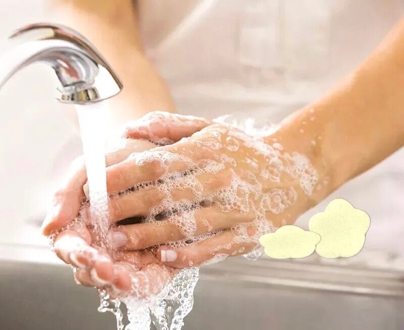 Portable Disposable Cleaning Soap Paper Cartoon Travel Paper Soaps
