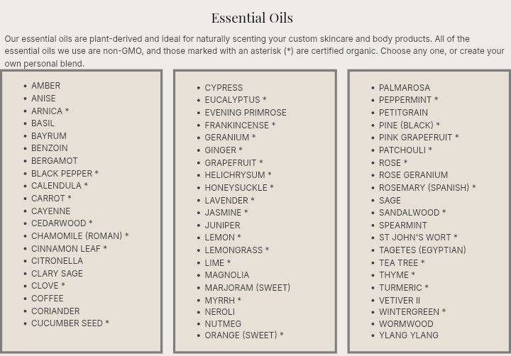 Glycerin or Goat’s Milk Soap, Essential Oil Infused Herbal Extract Custom Scent