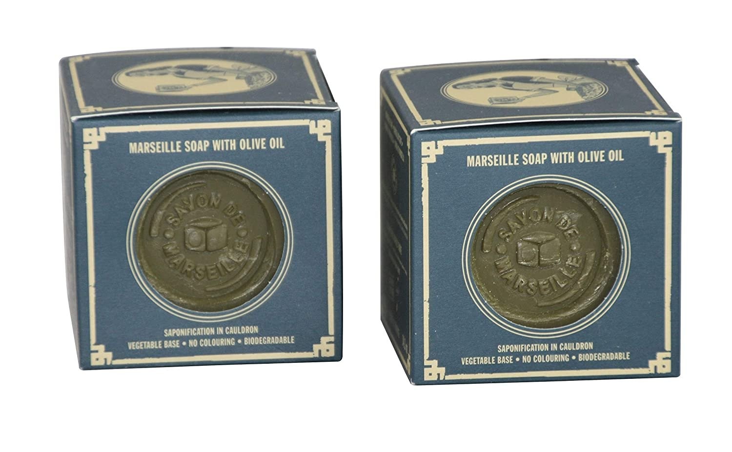 Marius Fabre Marseille Olive Oil Boxed Soap 200g (7 oz) – 2 Pack