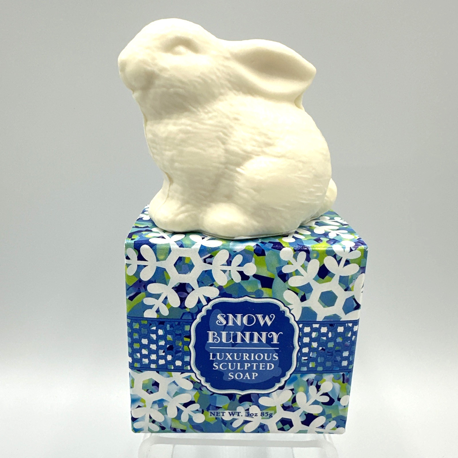 Greenwich Bay Snow Bunny Sculpted Soap Lot Of 3 (3oz Each) 2.5 x 3 Inch