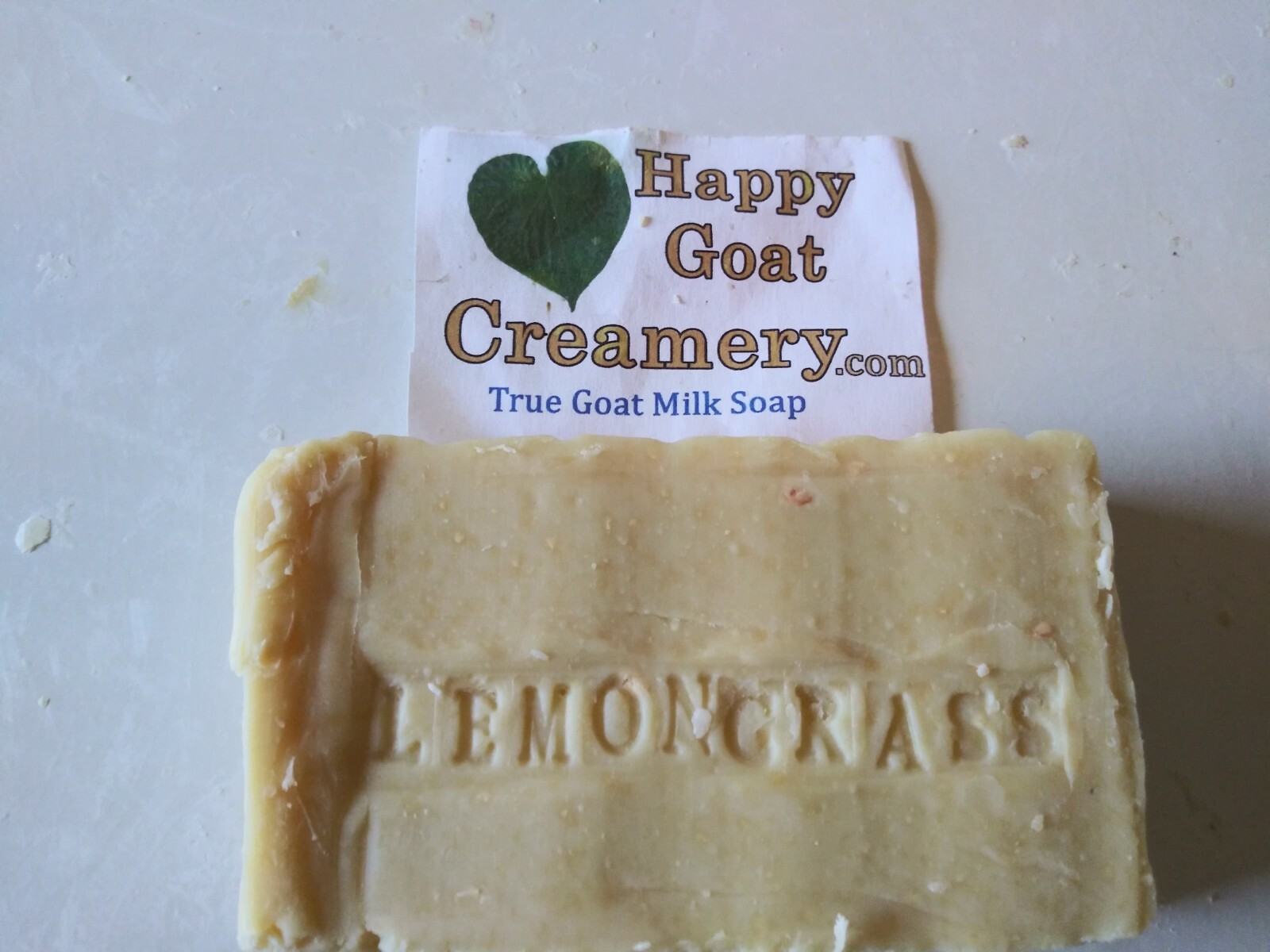 12 BARS RAW GOAT MILK SOAP HAPPY GOAT CREAMERY OATMEAL & HONEY LAVENDER
