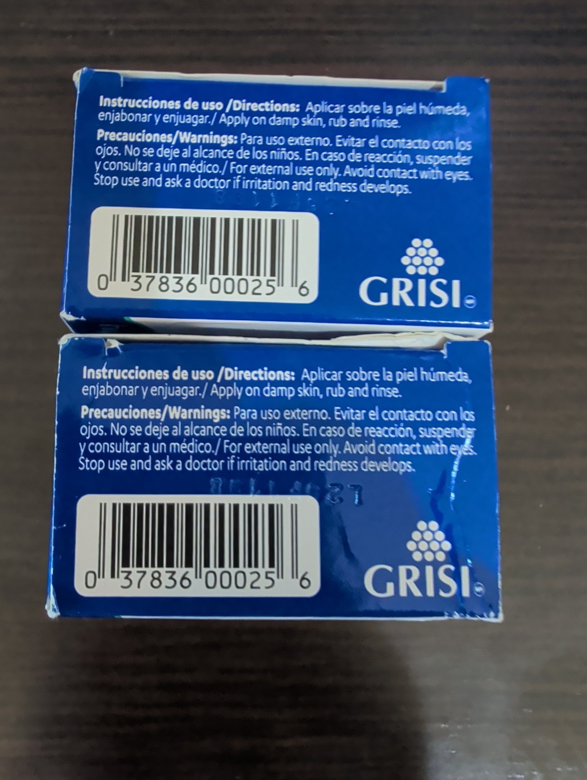 GRISI Neutral Soap 3.5 oz 2-Pack Hypoallergenic Bar Soap Sensitive Skin